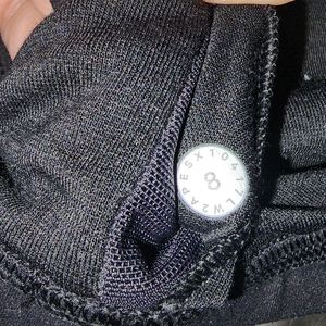 Lululemon black sport bra  size 8